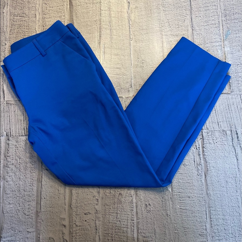 EUC Express bright blue columnist pants 6R
